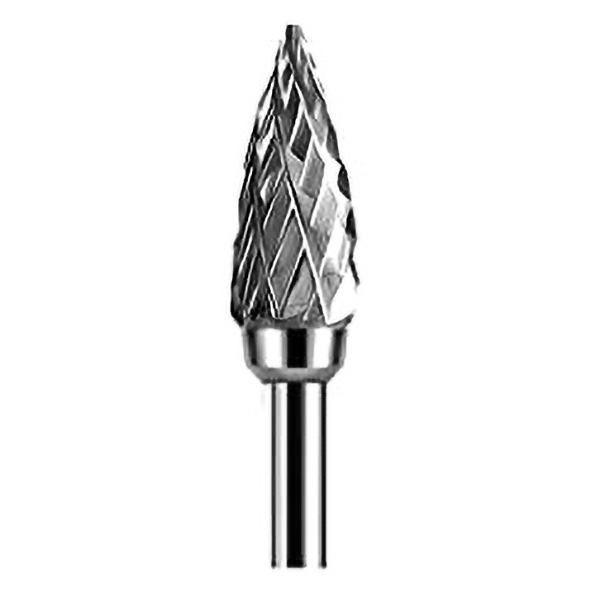 KCT Soild Carbide Rotary Burrs - Tree Shape with Pointed End (Form G)