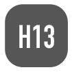 H 13