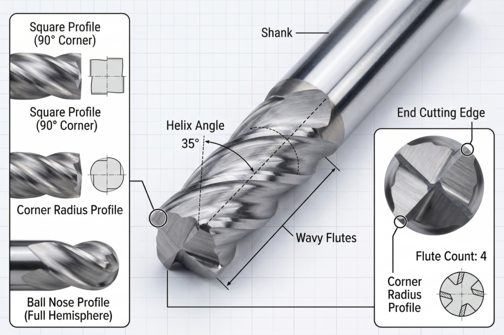 Anatomy of an End Mill