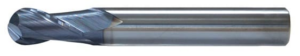 KCT Solid Carbide 2 Flute Ball Nose End Mill